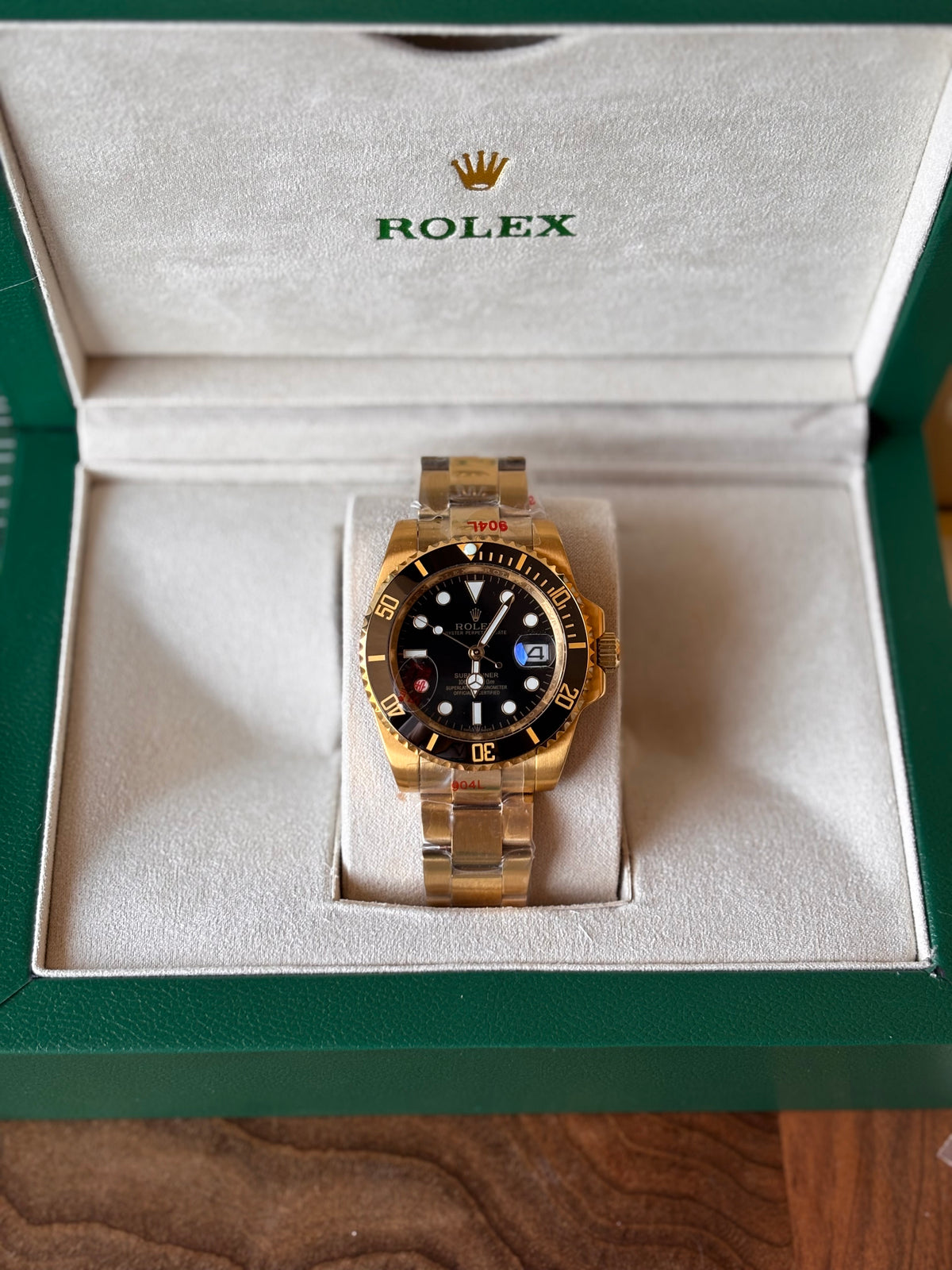 Rolex Submariner Gold And Black Dial 41 mm