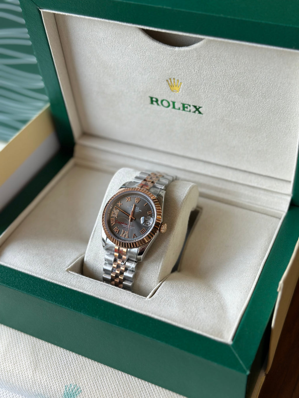 Rolex Datejust 36 mm Rose Gold - дамски модел