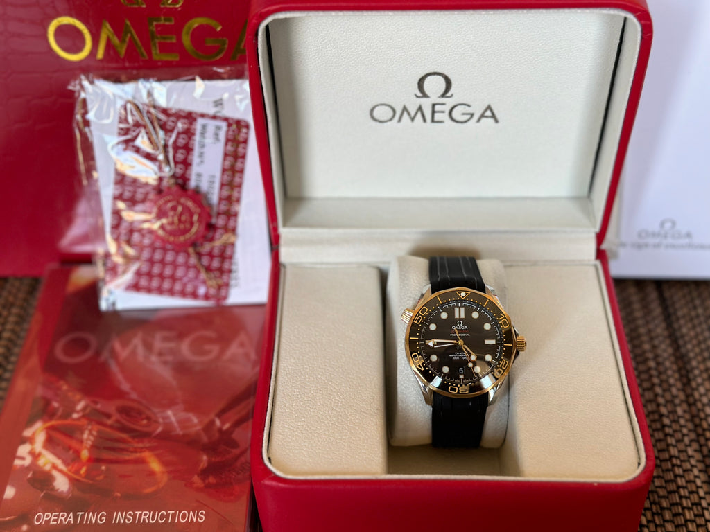 Omega Seamaster Diver 300M Yellow Gold 42 mm