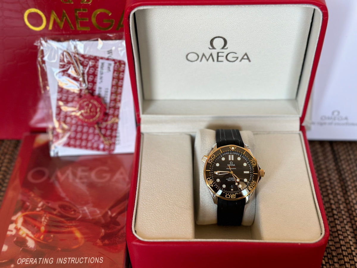 Omega Seamaster Diver 300M Yellow Gold 42 mm