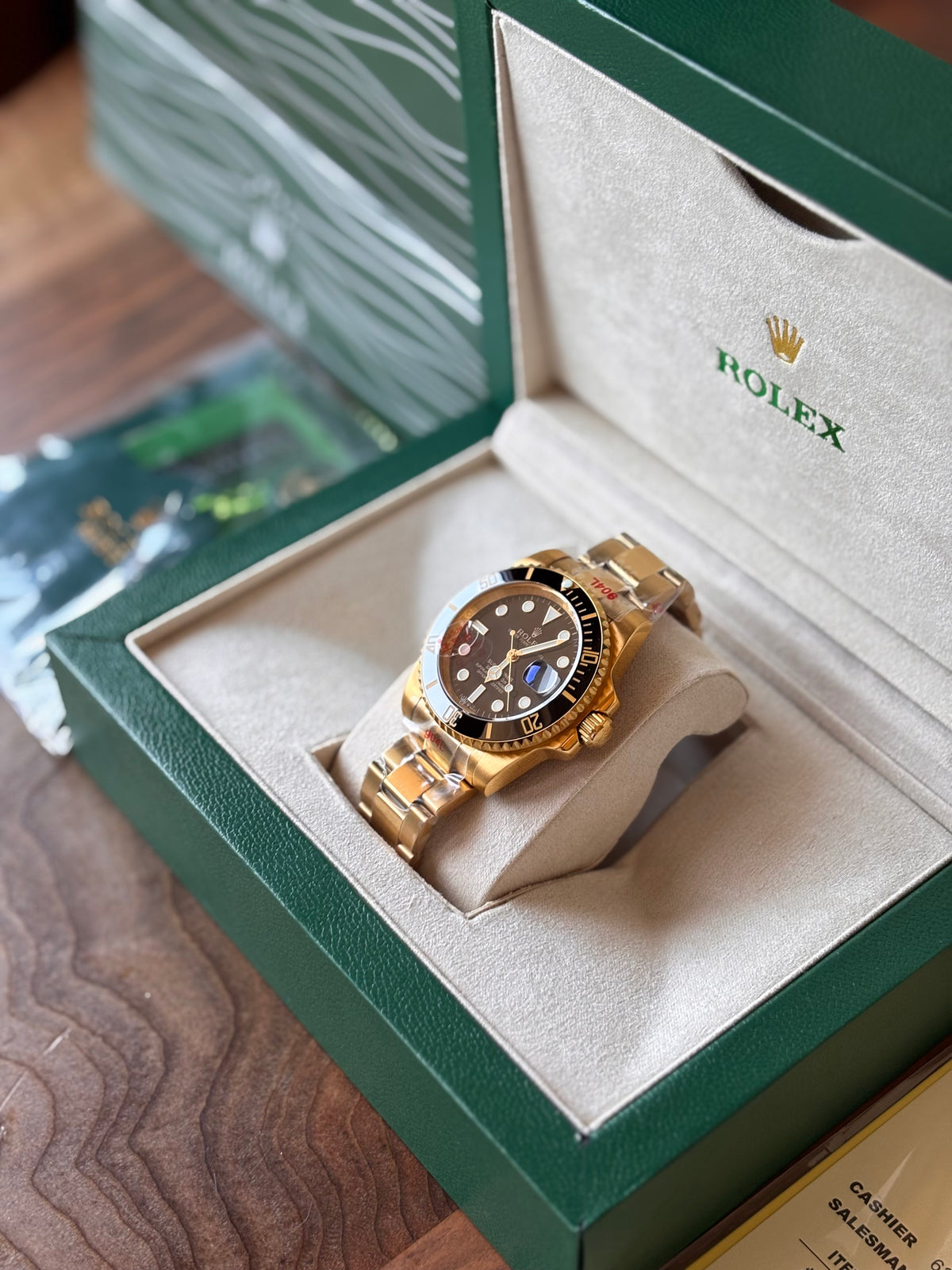 Rolex Submariner Gold And Black Dial 41 mm
