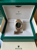 Rolex Day-Date Gold and Green Dial With Diamonds 40 mm