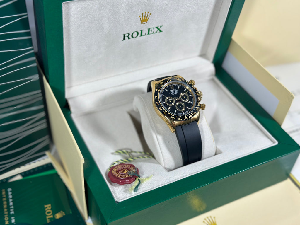Rolex Daytona Cosmograph Gold And Black Dial 40 mm