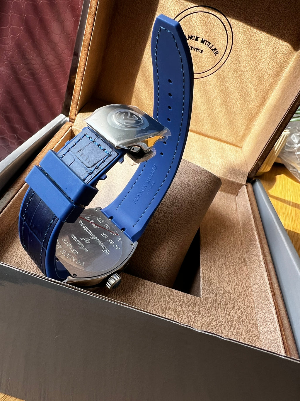 Franck Muller Vanquard Yachting V45 Blue