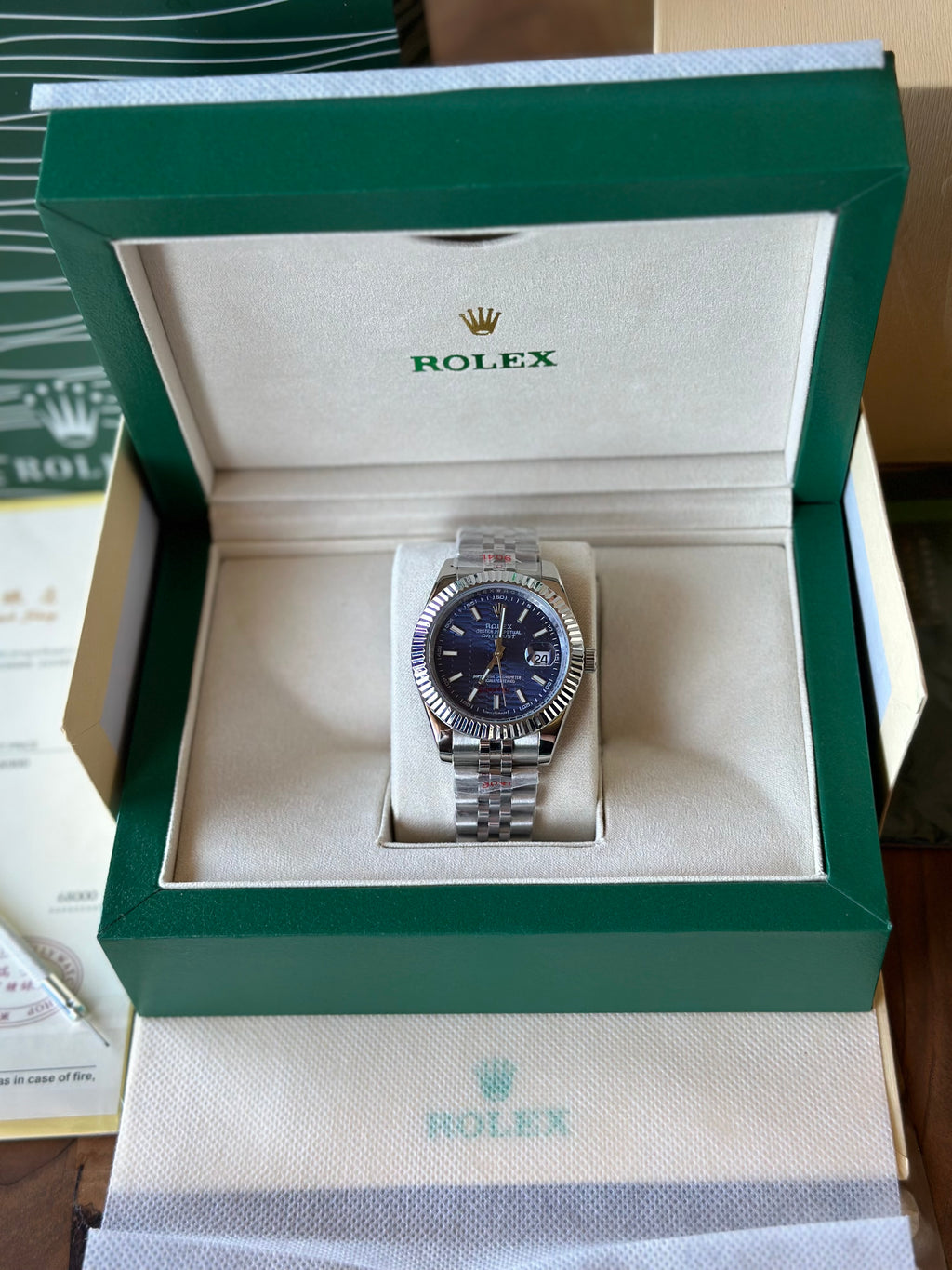 Rolex Datejust “Blue Motif” 41 mm