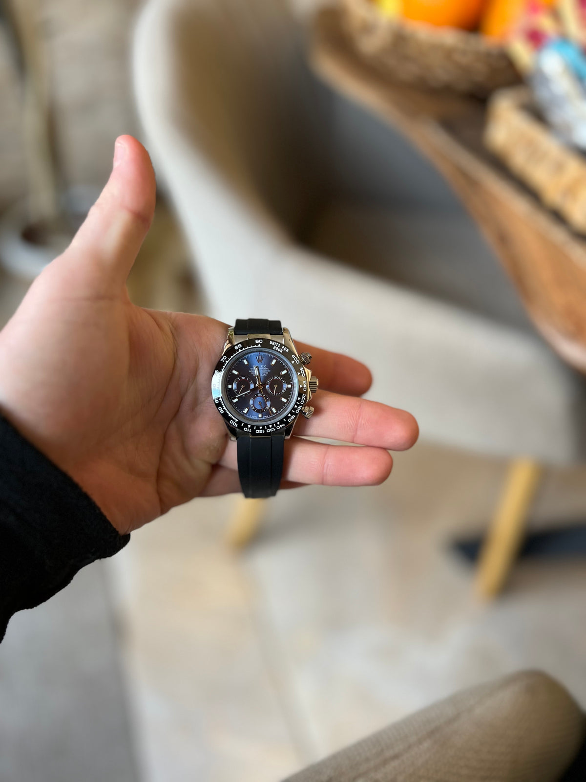 Rolex Daytona Cosmograph Blue Rubber Strap 40 mm