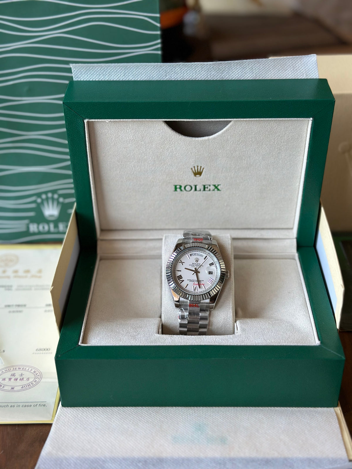 Rolex Day-Date White 40 mm