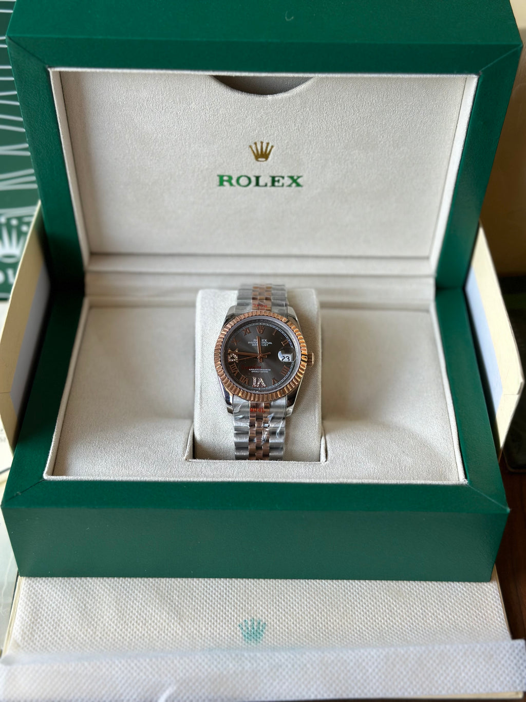 Rolex Datejust 36 mm Rose Gold - дамски модел