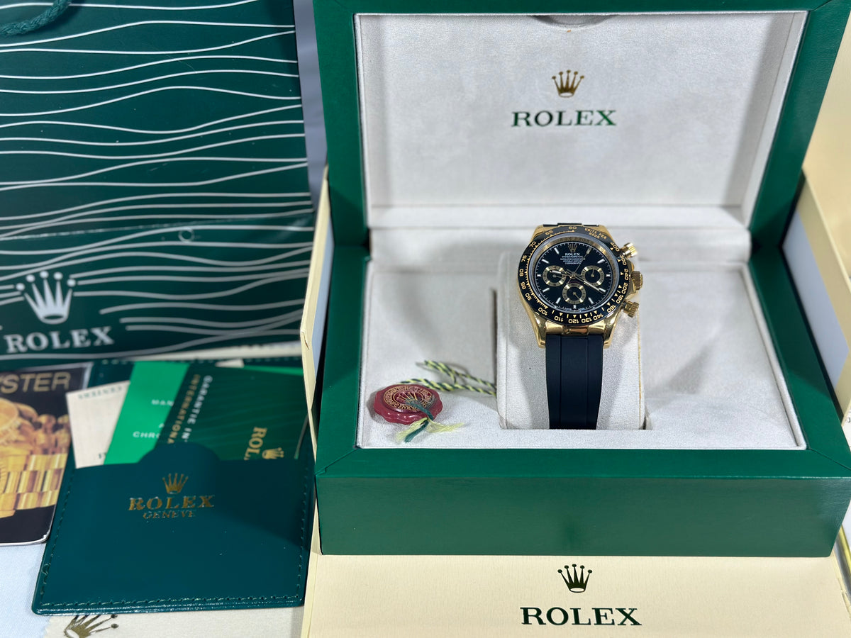 Rolex Daytona Cosmograph Gold And Black Dial 40 mm