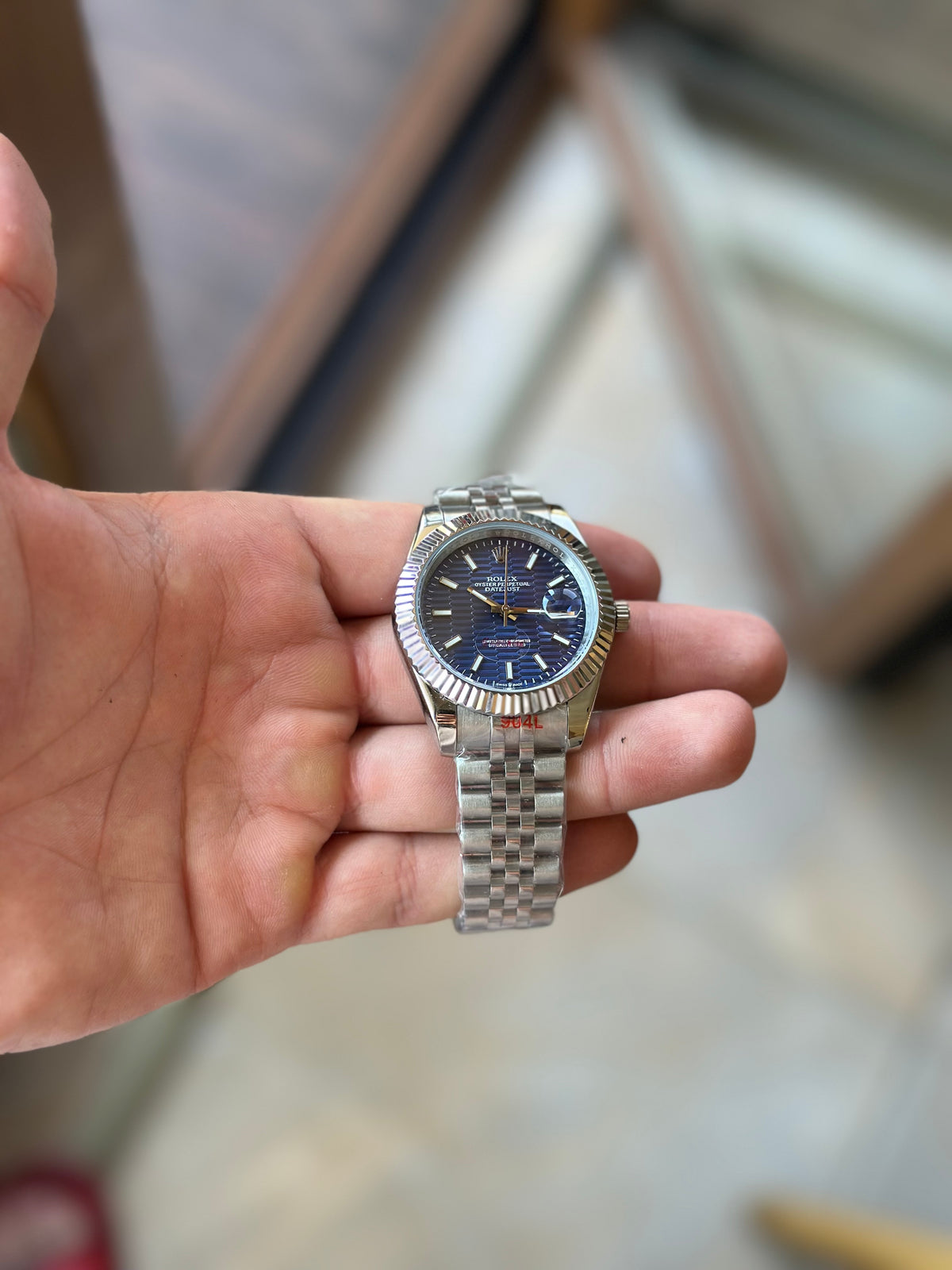 Rolex Datejust “Blue Motif” 41 mm