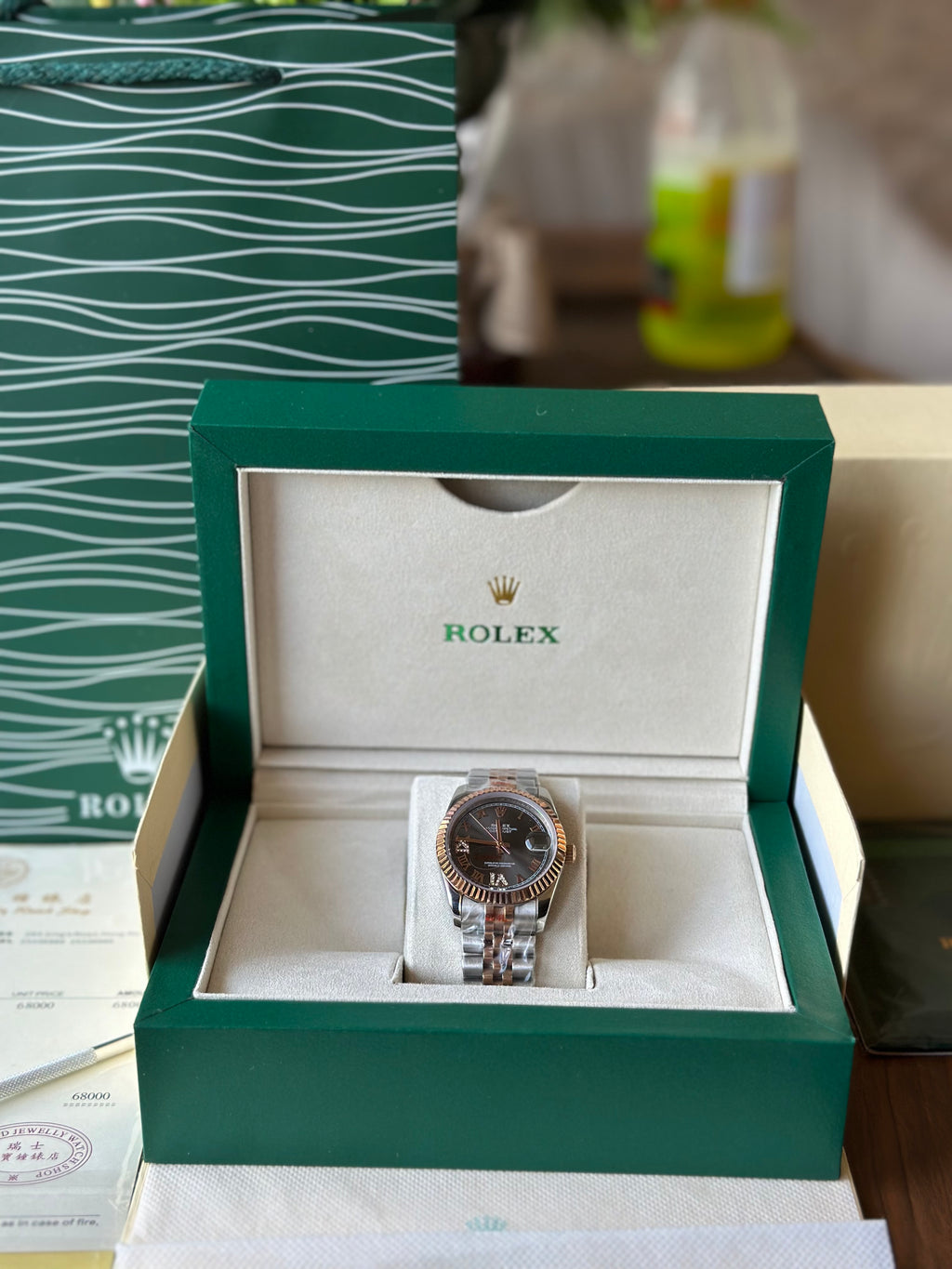 Rolex Datejust 36 mm Rose Gold - дамски модел