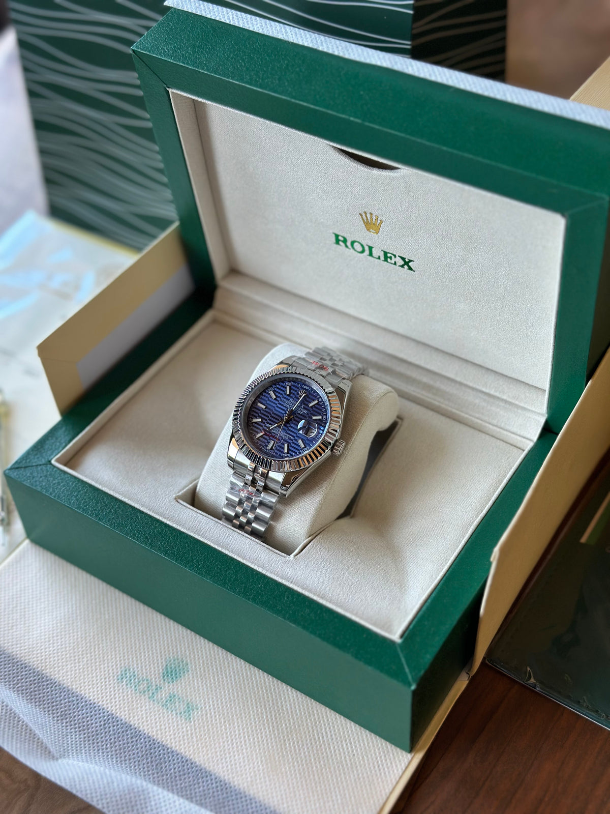 Rolex Datejust “Blue Motif” 41 mm