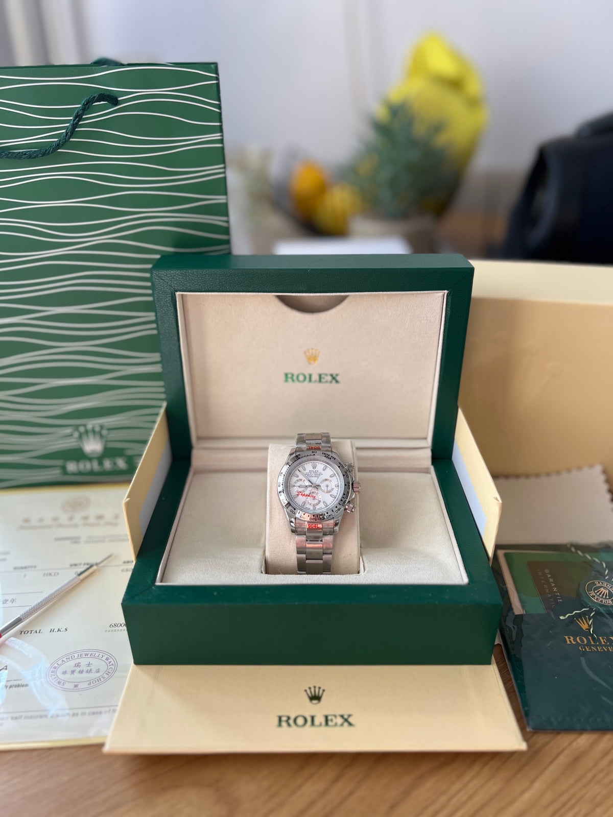 Rolex Daytona Cosmograph White Dial 40 mm