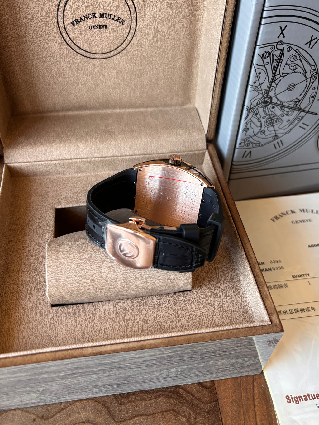 Franck Muller Vanquard Yachting V45 Gold And Black 44 mm