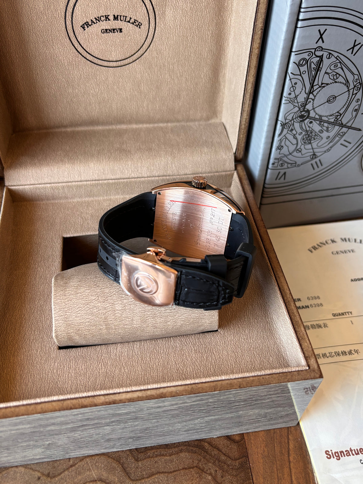 Franck Muller Vanquard Yachting V45 Gold And Black 44 mm