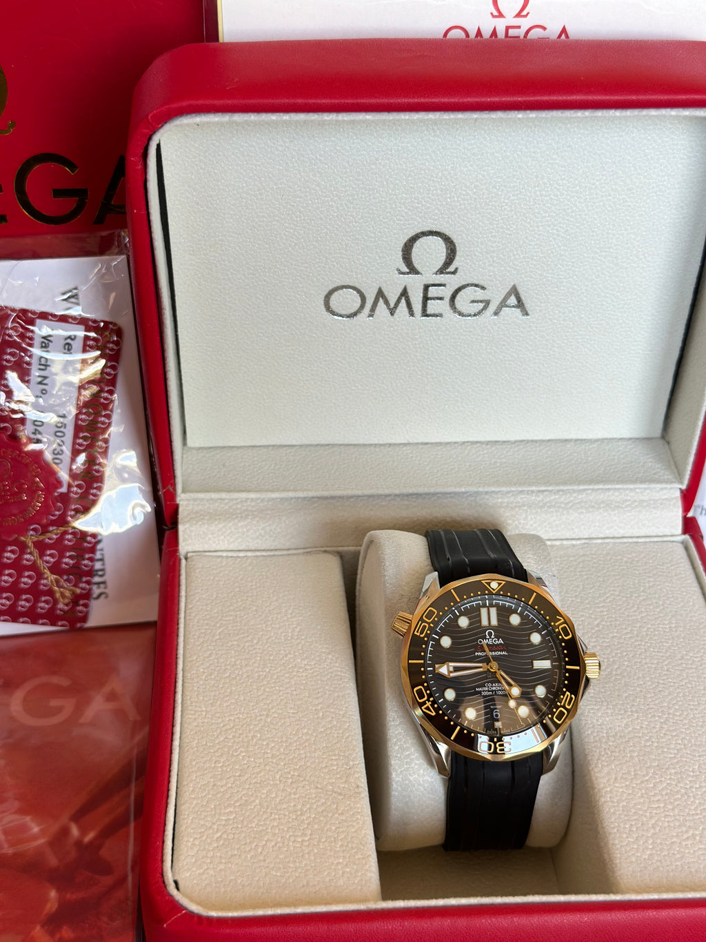 Omega Seamaster Diver 300M Yellow Gold 42 mm