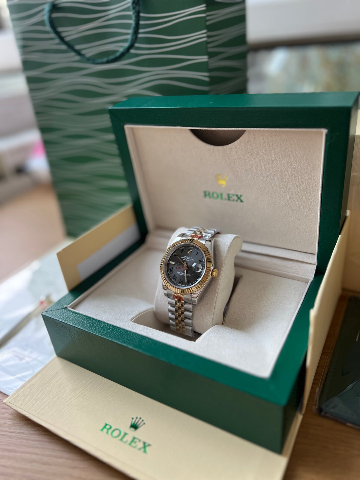 Rolex Datejust “Wimbledon” Gold 41 mm