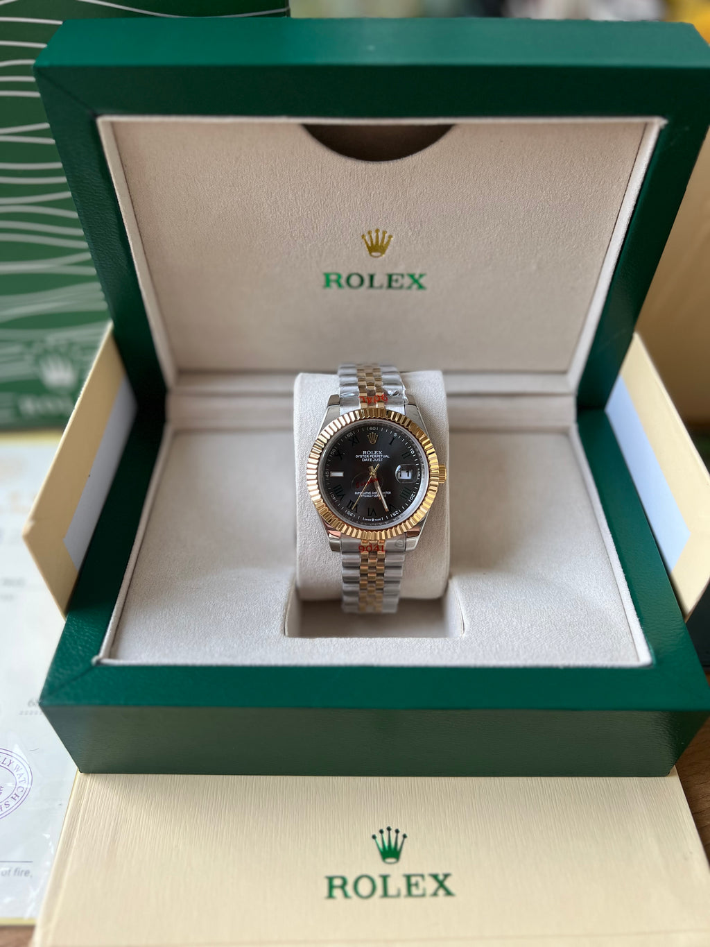 Rolex Datejust “Wimbledon” Gold 41 mm