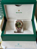 Rolex Day-Date Rose Gold And Green Dial 40mm