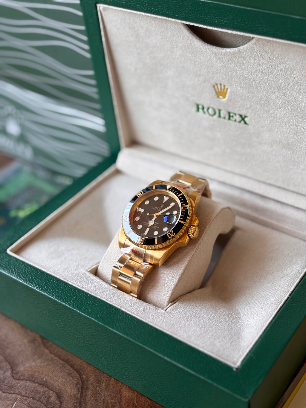 Rolex Submariner Gold And Black Dial 41 mm