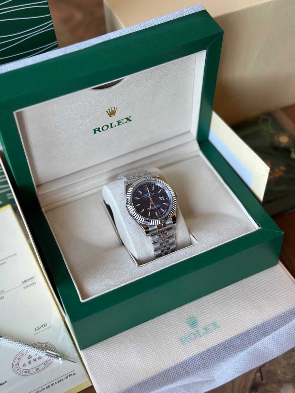 Rolex Datejust “Blue Motif” 41 mm