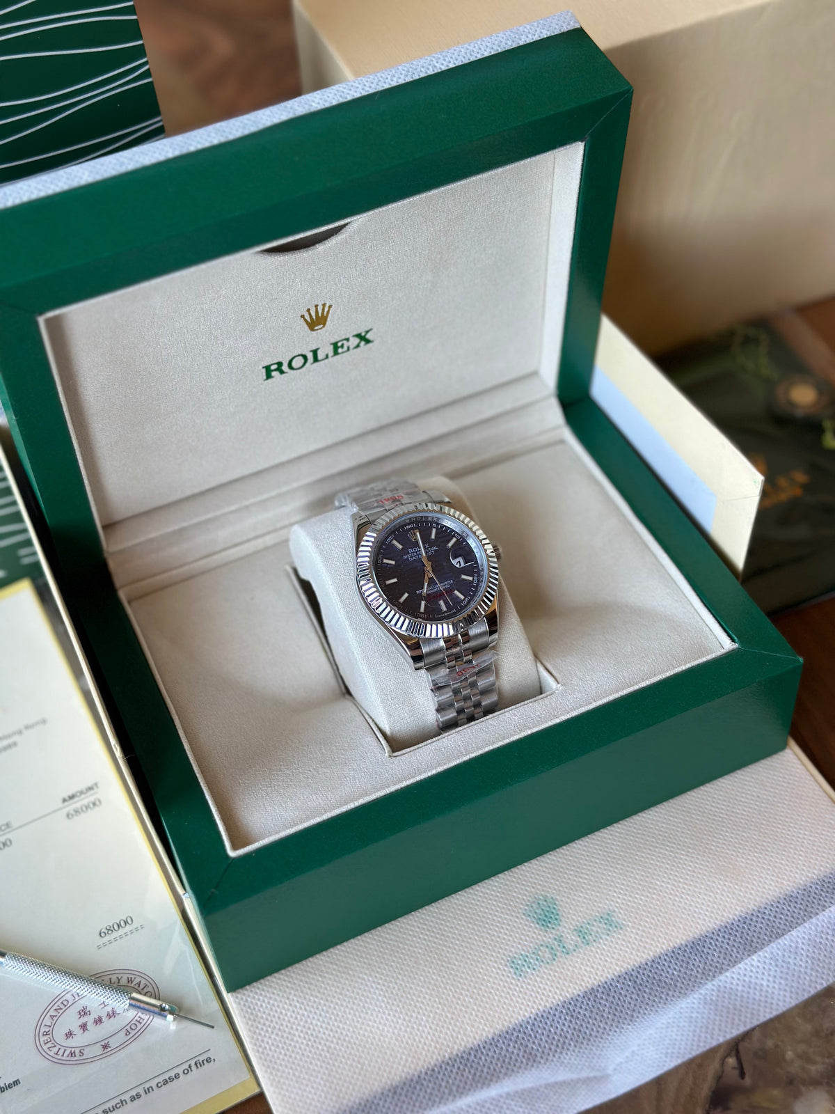 Rolex Datejust “Blue Motif” 41 mm