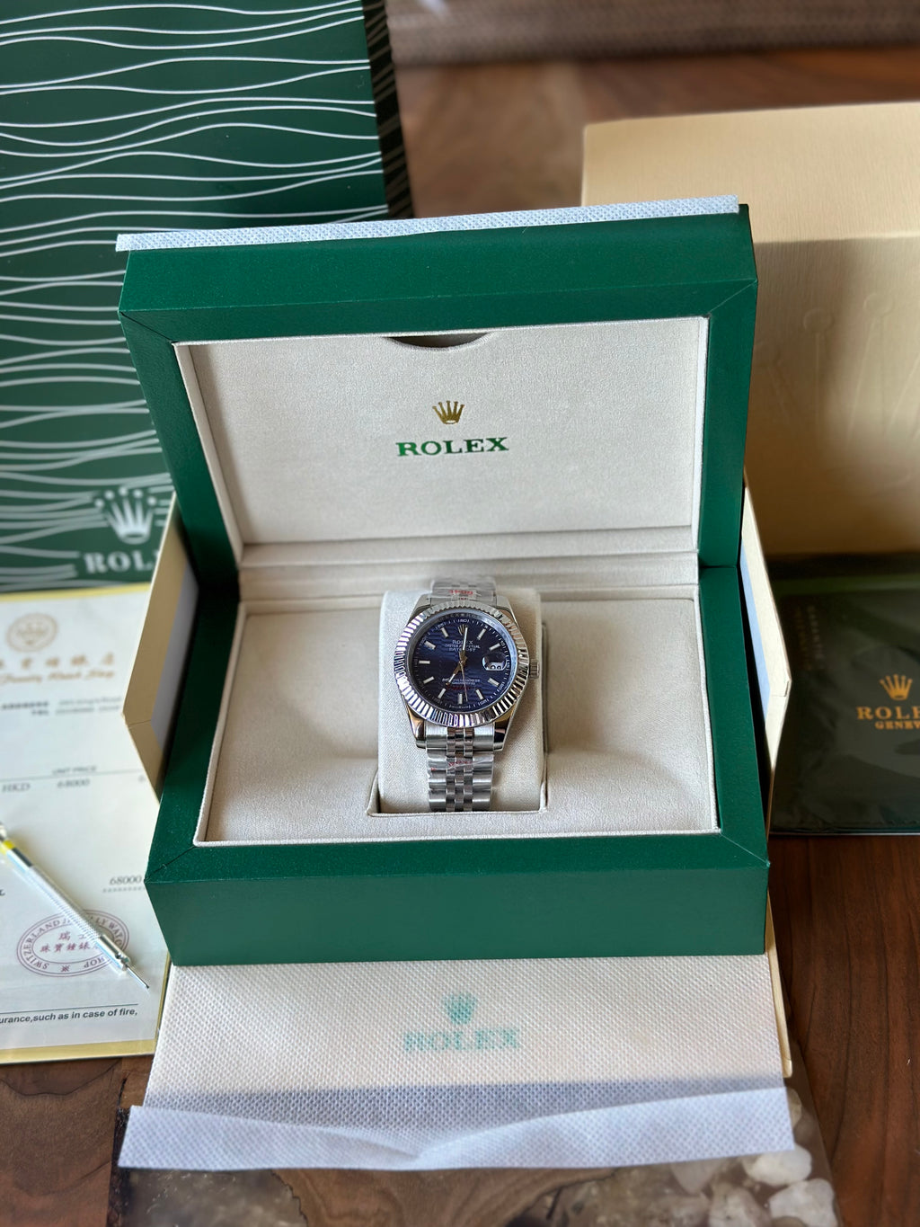 Rolex Datejust “Blue Motif” 41 mm