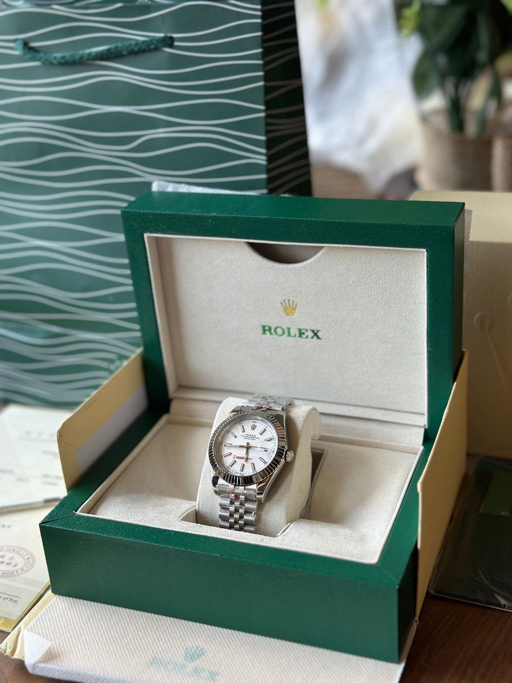 Rolex Datejust White Dial 41 mm