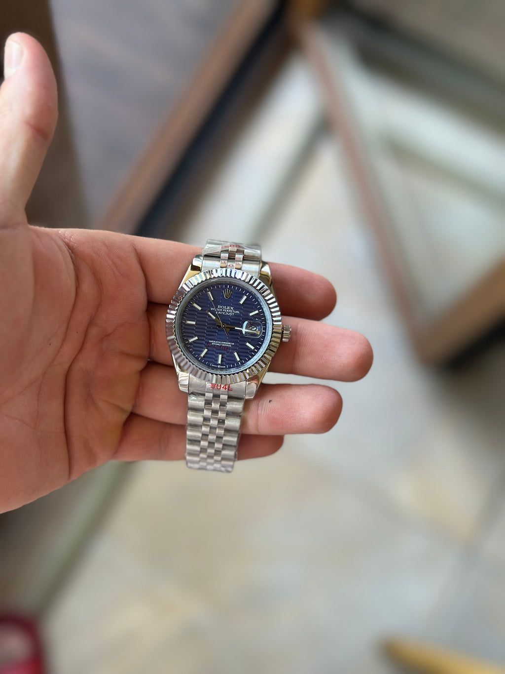 Rolex Datejust “Blue Motif” 41 mm