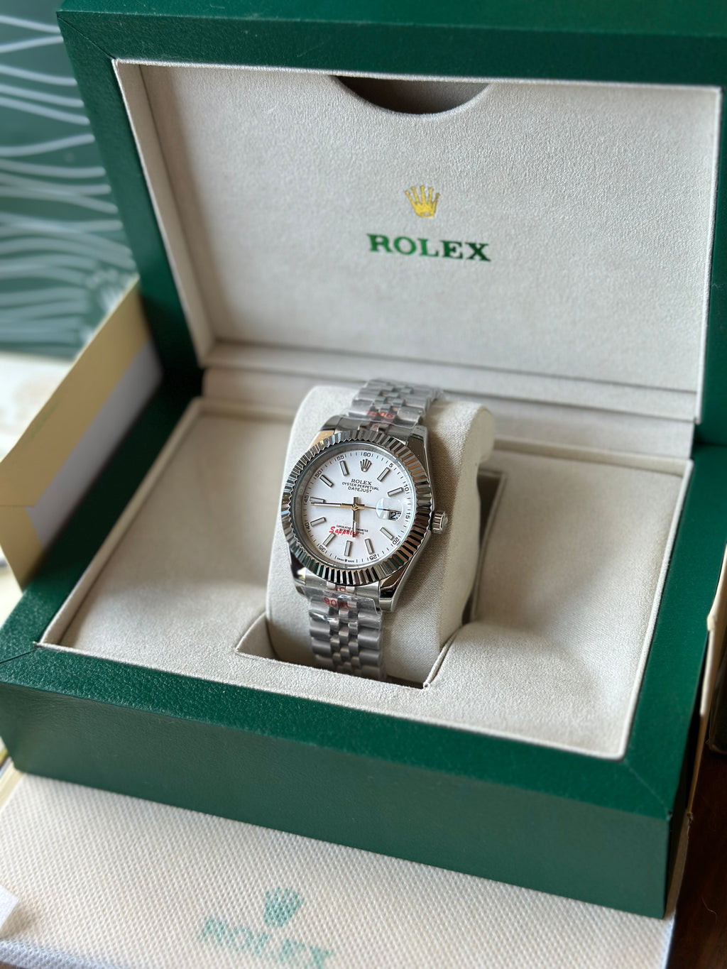 Rolex Datejust White Dial 41 mm
