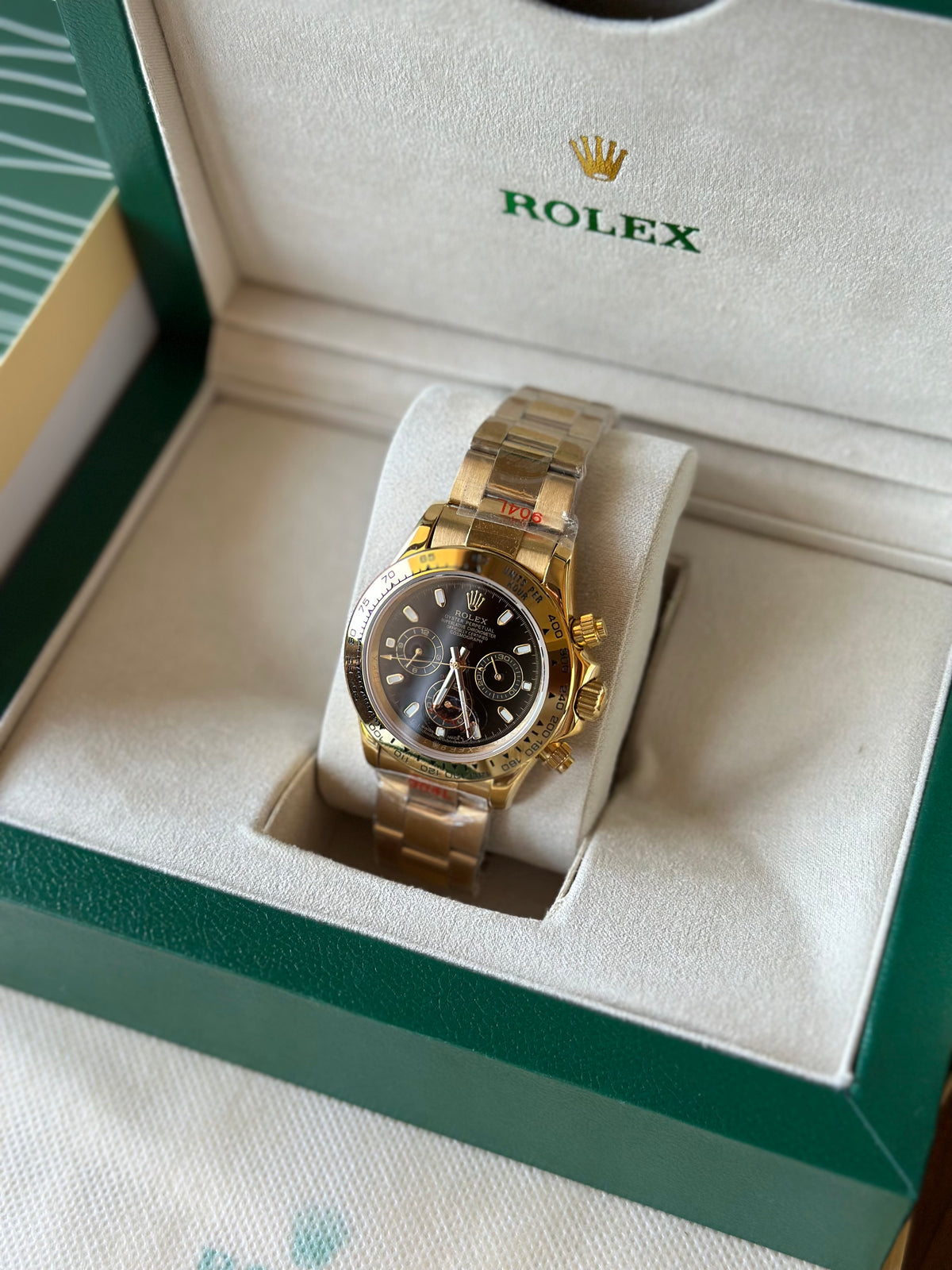 Rolex Daytona Yellow Gold And Black Dial