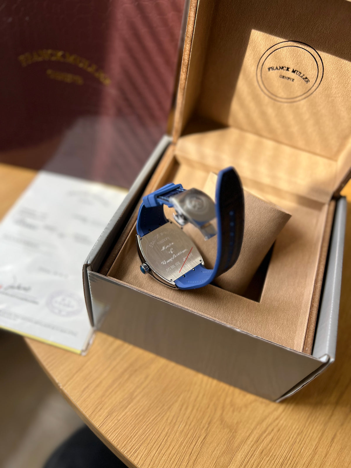 Franck Muller Vanquard Yachting V45 Blue