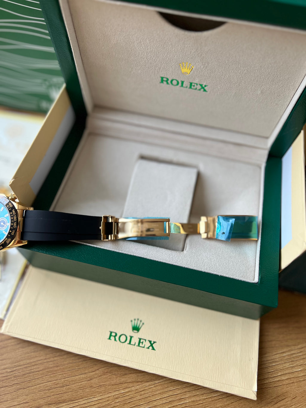 Rolex Daytona Cosmograph Gold And Blue Dial 40 mm