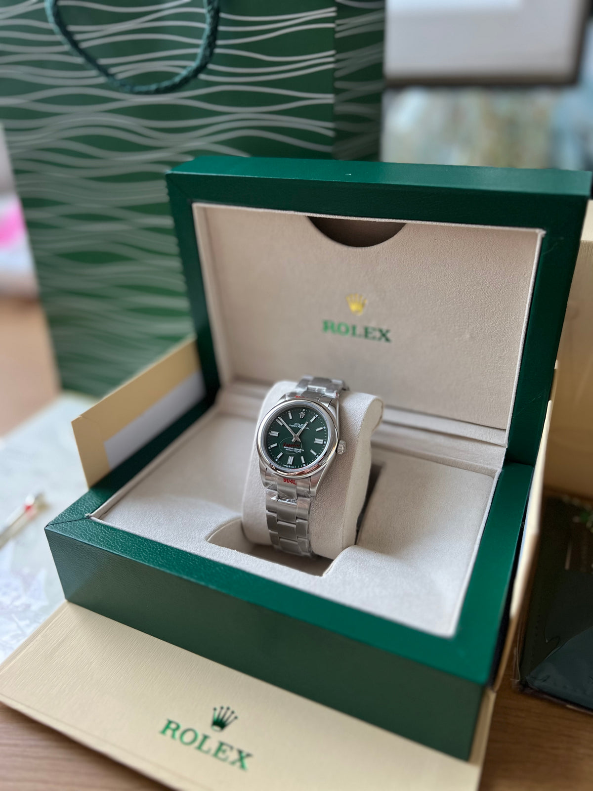 Rolex Oyster Perpetual 36 mm Green