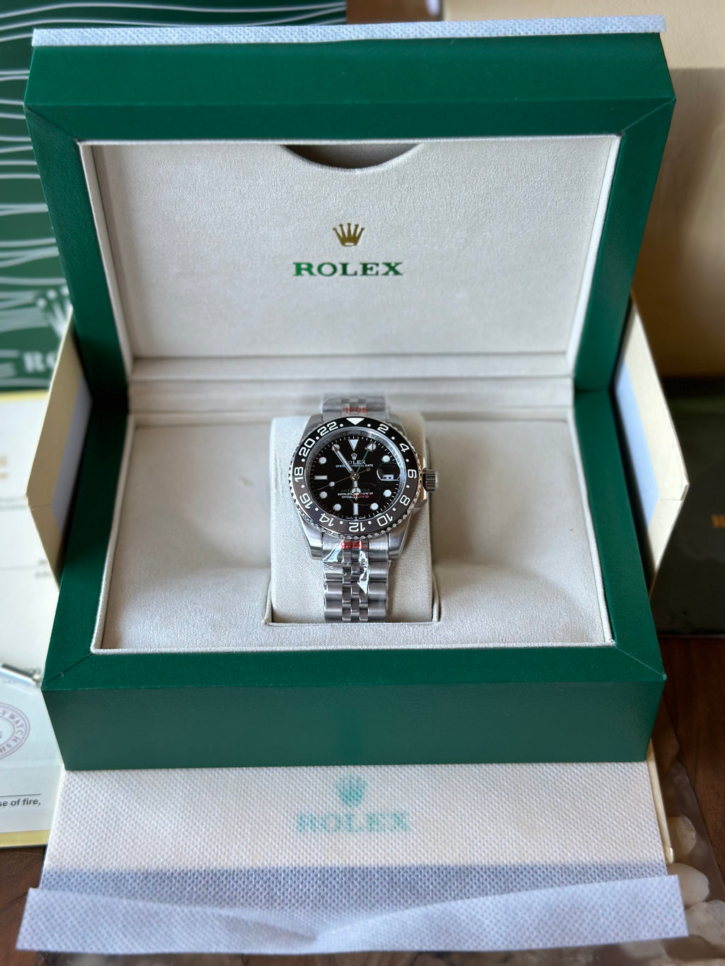 Rolex GMT-Master 2 “Bruce Wayne” Jubilee Bracelet 40 mm