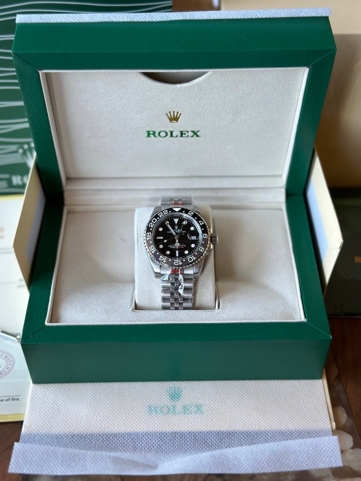 Rolex GMT-Master 2 “Bruce Wayne” Jubilee Bracelet 40 mm