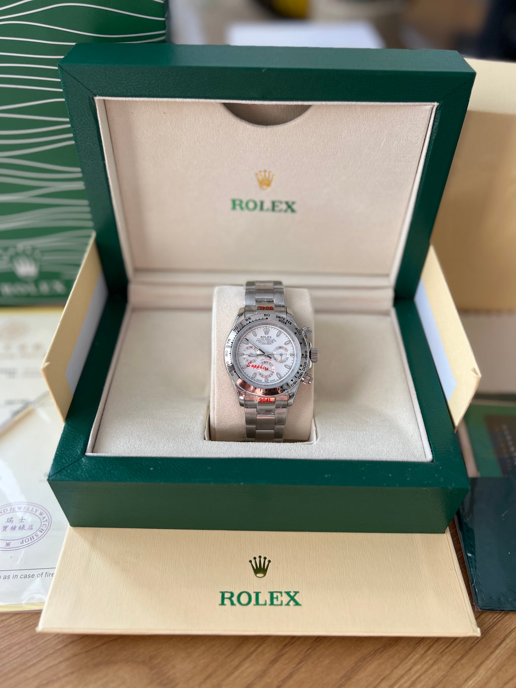 Rolex Daytona Cosmograph White Dial 40 mm